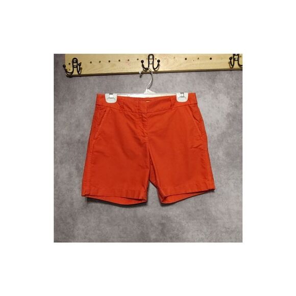 J.  Crew burnt orange shorts size 2* - Picture 1 of 6